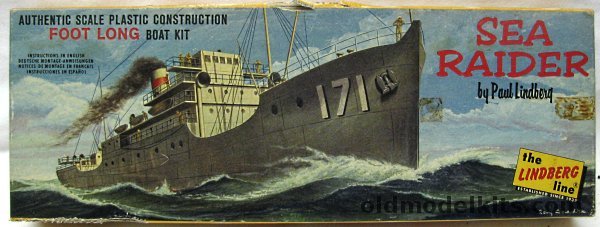 Lindberg 1/390 Sea Raider (Q-Ship - Decoy Ship), 731-69 plastic model kit